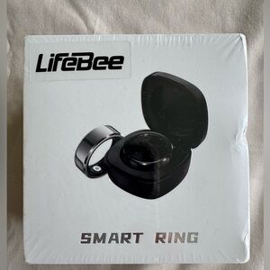 Black Smart Ring Sleek Jewelry